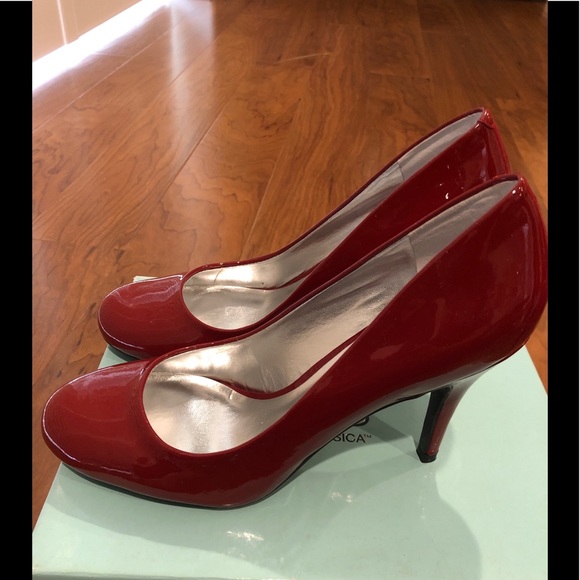 jessica simpson red shoes